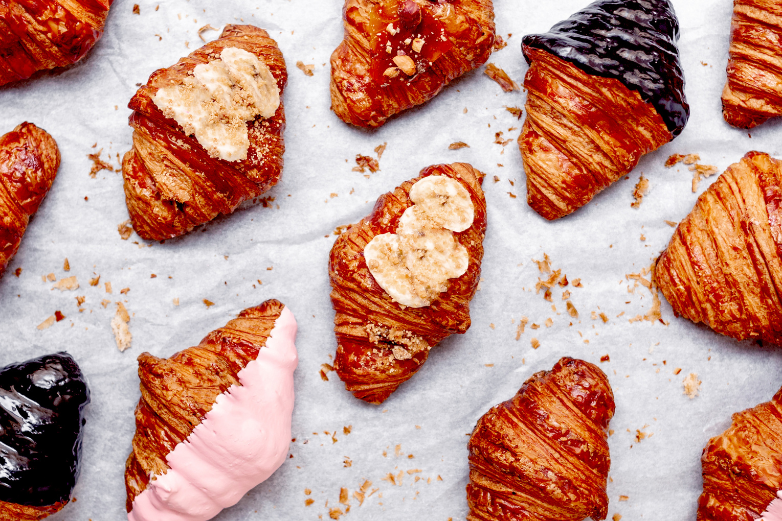 Croissants Background 